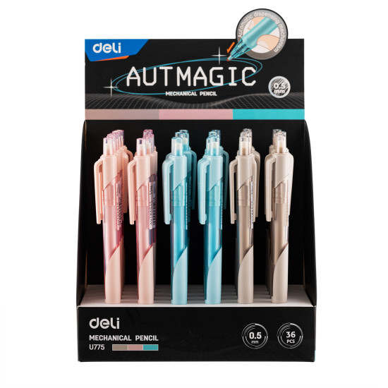 Механический карандаш Deli Autmagic, Multicolor