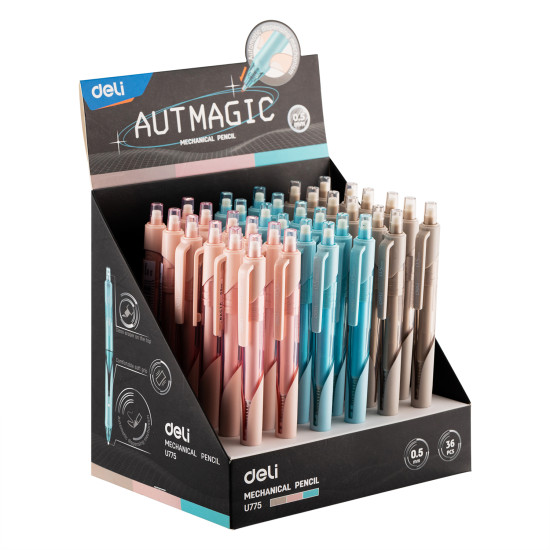 Механический карандаш Deli Autmagic, Multicolor