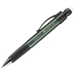 Механический карандаш Faber-Castell Grip Plus, Green Metallic, Сверхтолстый ластик