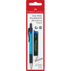 Механический карандаш Faber-Castell Grip-Matic, Blue, Автоматическая подача грифеля
