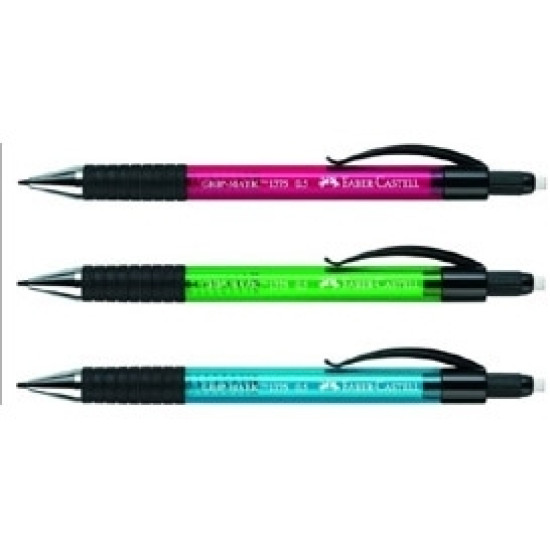 Механический карандаш Faber-Castell Grip Matic 1375, Red, Автоматическая подача
