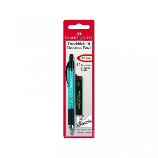 Механический карандаш Faber-Castell Grip-Matic, Blue, Автоматическая подача грифеля