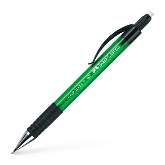 Механический карандаш Faber-Castell Grip Matic 1377, Green, Автоматическая подача грифеля
