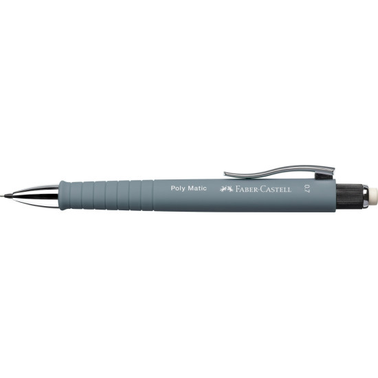 Механический карандаш Faber-Castell Poly-Matic, Grey, Автоподача грифеля