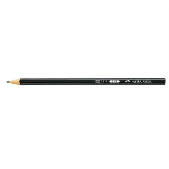 Карандаш Faber-Castell 1111 B, Black, Устойчивый к поломкам грифель