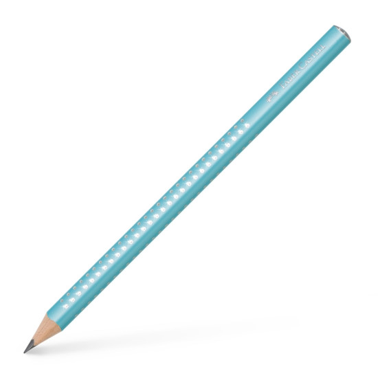 Zīmulis Faber-Castell Jumbo Sparkle B, gaiši zils korpuss