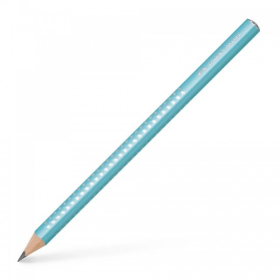 *Zīmuļu komplekts Faber-Castell Jumbo Sparkle , tirkīza