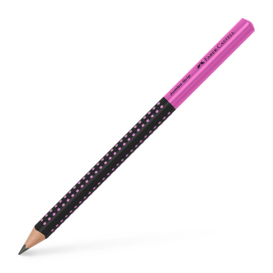Карандаш Faber-Castell Jumbo Grip Two Tone, Black/Pink, Grip