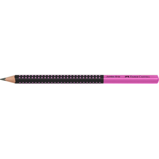 Карандаш Faber-Castell Jumbo Grip Two Tone, Black/Pink, Grip