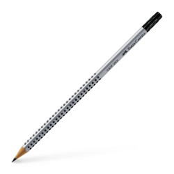 Карандаш Faber-Castell Grip 2001, Silver, с Нескользящим Захватом