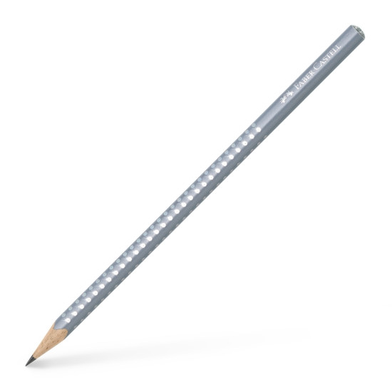 Графитовый карандаш Faber-Castell Sparkle, Pearl Grey Glitter, с Устойчивым Грифелем