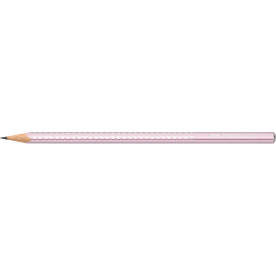 Карандаш графитовый Faber-Castell Sparkle, Rose Metallic, Сверхпрочный грифель