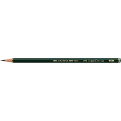 Карандаш Faber-Castell Castell 9000, Green, Несминаемый