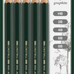 Zīmuļu komplekts Faber-Castell 9000 Jumbo HB-8B, 5gab.