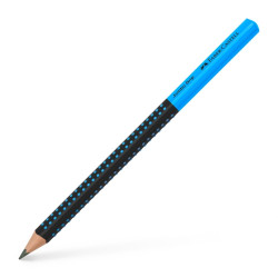 Графитовый карандаш Faber-Castell Jumbo Grip Two Tone, Black/Blue, Эргономичный
