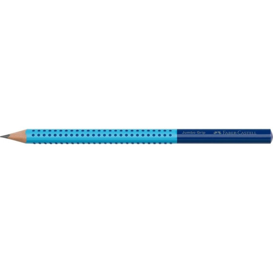 Графитовый карандаш Faber-Castell Jumbo Grip Two Tone, Black/Turquoise, Эргономичный хват