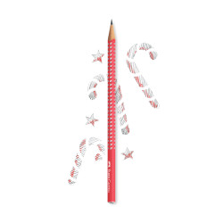 Zīmulis Faber-Castell Sparkle B, korpuss sarkans