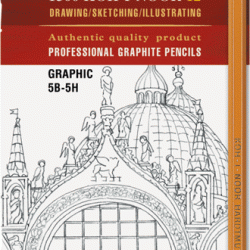Zīmuļu komplekts Koh-i-Noor Graphic 12 gab, 5H-5B