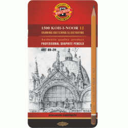 *Zīmuļu komplekts Koh-I-Noor Technic HB-10H, 12gab/iep