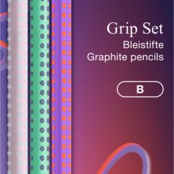 Набор графитных карандашей Faber-Castell Grip Flow Edition, Удобный захват