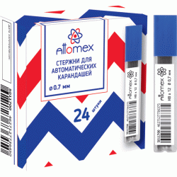 *Zīmuļu kodoliņi Attomex HB 0.7mm, 12gab/iep