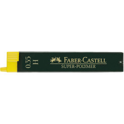Стержни для карандашей Faber-Castell Super-Polymer, Black, Сверхпрочные