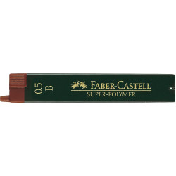 Zīmuļu kodoliņi Faber-Castell Super-Polymer B , 0.5mm, 12gab/iep