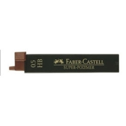 Zīmuļu kodoliņi Faber Castell Super-Polymer H,  0.5mm, 12gab/iep