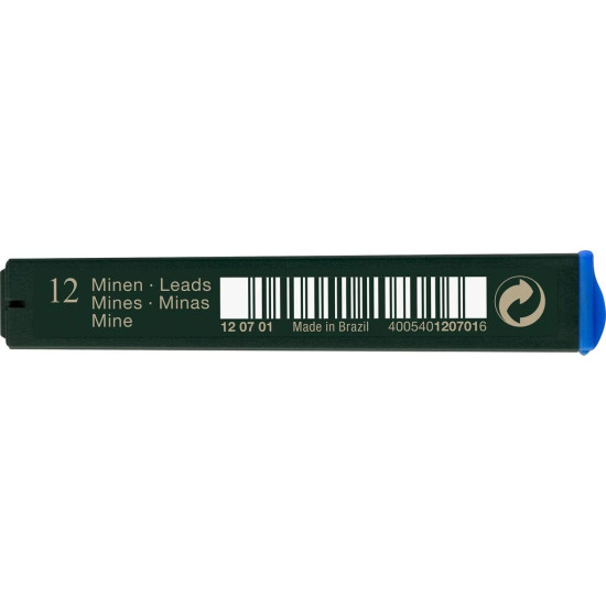 Zīmuļu kodoliņi Faber-Castell Super-Polymer B, 0.7mm, 12gab/iep
