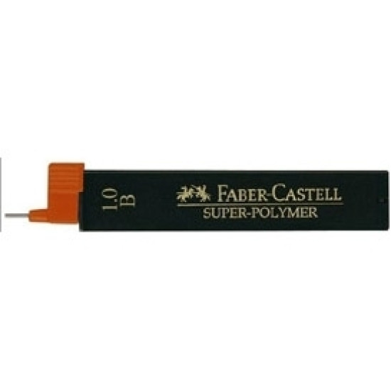 Zīmuļu kodoliņi Faber-Castell Super-Polymer HB, 1.0mm, 12gab/iep