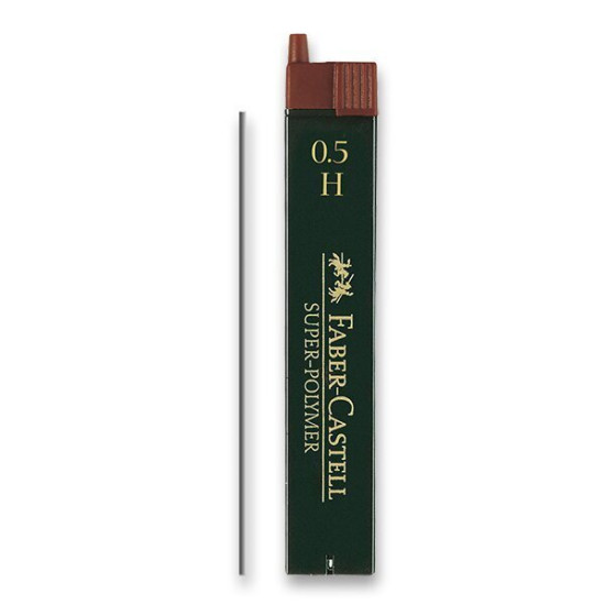 *Zīmuļu kodoliņi Faber-Castell H, 0.5mm, 12gab/iep