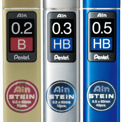 Устойчивые к поломке грифели Pentel C272-B, Red