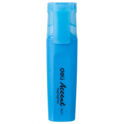 Teksta marķieris Deli Accent 1-5.0mm, nošķelts, zils