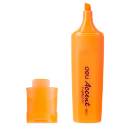 Teksta marķieris Deli Accent 1-5.0mm, nošķelts, oranžs