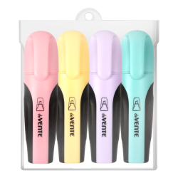 *Teksta marķieru komplekts deVente Pastel, 1-5mm, nošķelts, 4 krāsas