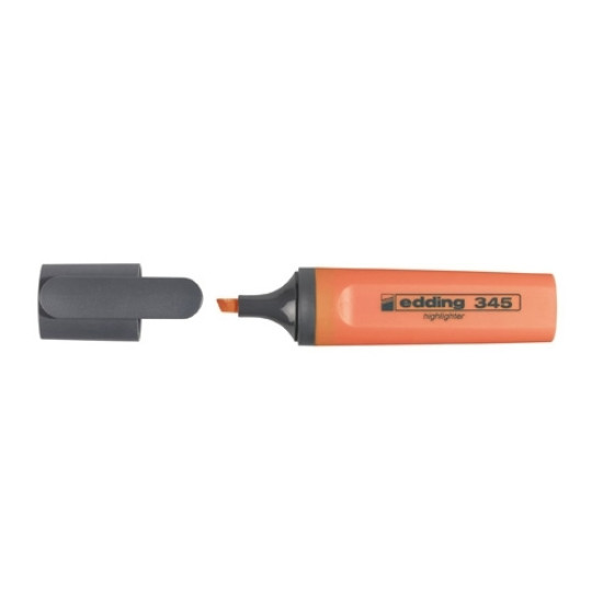 Teksta marķieris Edding 345 1-5.0mm, nošķelts, oranžs