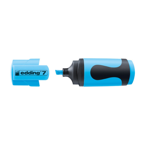 Teksta marķieris Edding e-7 Mini 1-3.0mm, nošķelts, zils