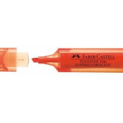 Teksta marķieris Faber-Castell Superfluorescent 1-5.0mm, nošķelts, oranžs