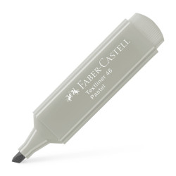 *Teksta marķieris Faber-Castell 1546 Pastel 1-5.0mm, nošķelts, pelēks