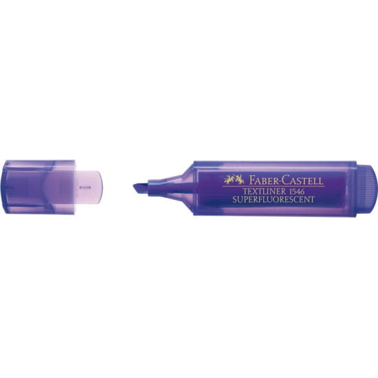 Teksta marķieris Faber-Castell Superfluorescent 1-5.0mm, nošķelts, violets