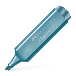Teksta marķieris Faber-Castell TL46 Metallic 1-5.0mm, nošķelts, metāliski zila