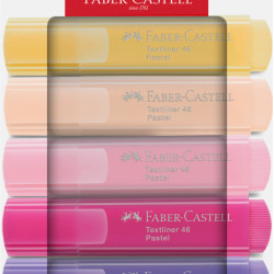 *Teksta marķieru komplekts Faber-Castell 46 Pastel, nošķelts, 6 krāsas