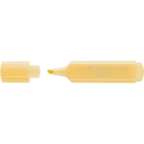 Teksta marķieris Faber-Castell 46 Pastel 1-5.0mm, nošķelts, vaniļas