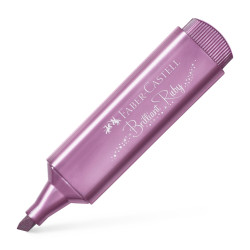 Teksta marķieris Faber-Castell TL46 Metallic 1-5.0mm, nošķelts, metāliski lillā