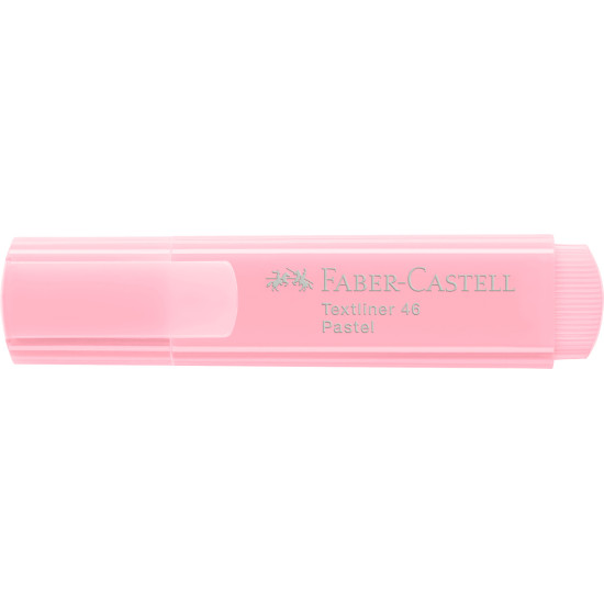 Teksta marķieris Faber-Castell 46 Pastel 1-5.0mm, nošķelts, gaiši rozā