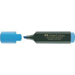 Teksta marķieris Faber Castell 1.2-5.0mm, nošķelts, zils