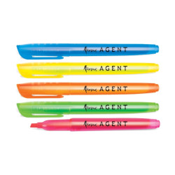 Teksta marķieris Forpus Agent 1-5.0mm, nošķelts, zaļš