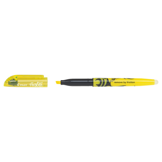 Teksta marķieris Pilot Frixion Light 1-4.0mm, nošķelts, izdzēšams, dzeltens