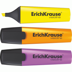 ***Teksta marķieris Erich Krause V-12 0.6-5.2mm, nošķelts, gaiši zils