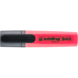 Teksta marķieris Edding 345 1-5.0mm, nošķelts, sarkans